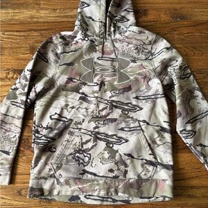 Under Armour Camouflage Hoodie - Green and Brown